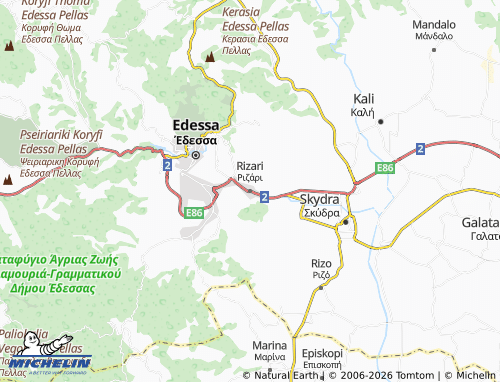 MICHELIN Rizari map - ViaMichelin