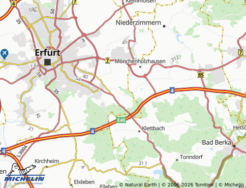 MICHELIN Rhoda (Haarberg) map - ViaMichelin