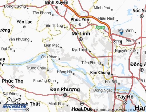 MICHELIN Hoàng Kim map - ViaMichelin