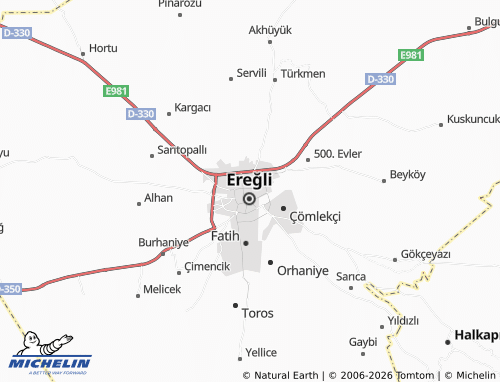 MICHELIN Alpaslan map - ViaMichelin