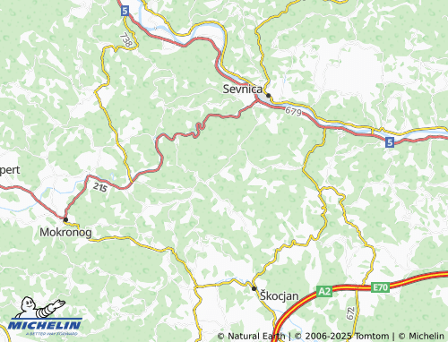 Carte MICHELIN Drušče - ViaMichelin