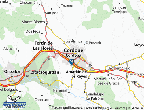 Mapa MICHELIN Nuevo Córdoba - ViaMichelin