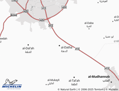 Carte MICHELIN al-Datha - ViaMichelin