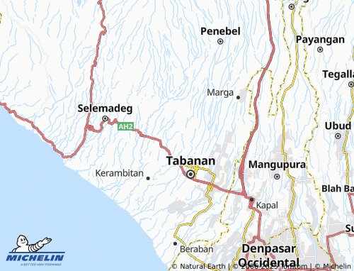 MICHELIN Batuaji map - ViaMichelin