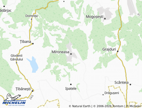 MICHELIN Mironeasa map - ViaMichelin