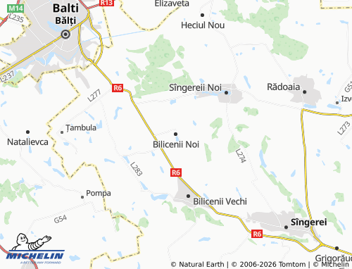 Mapa MICHELIN Bilicenii Noi - ViaMichelin