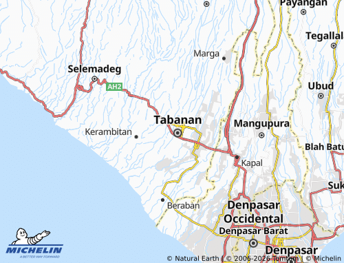 MICHELIN Dauh Peken map - ViaMichelin