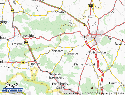 MICHELIN Lauba map - ViaMichelin