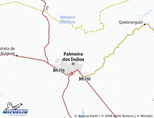 Mapa MICHELIN Tenório Cavalcanti - ViaMichelin