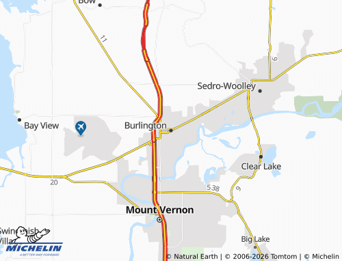 Mappa MICHELIN Burlington - ViaMichelin