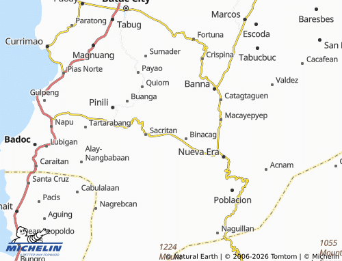 MICHELIN Bomitog map - ViaMichelin