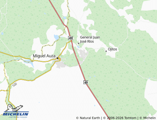 Mappa MICHELIN El Mezquital - ViaMichelin
