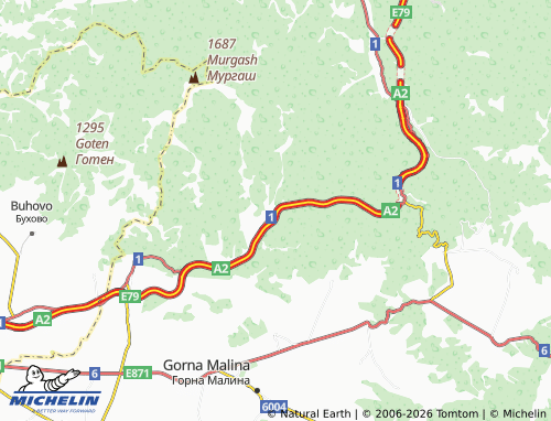 Mappa MICHELIN Churek - ViaMichelin