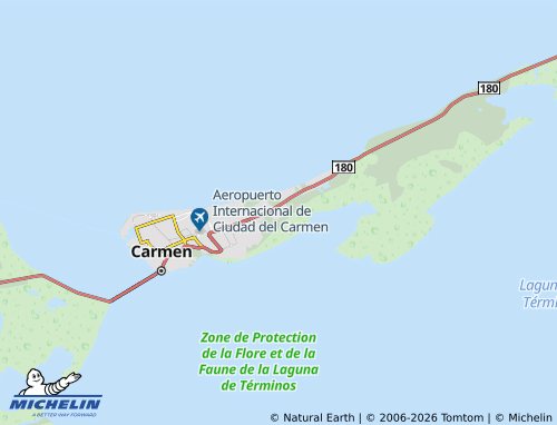 Kaart MICHELIN Misión del Carmen - ViaMichelin