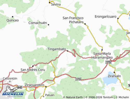 Mapa MICHELIN Las Charandas - ViaMichelin