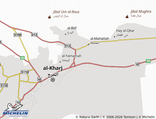 MICHELIN-Landkarte al-Salli - ViaMichelin