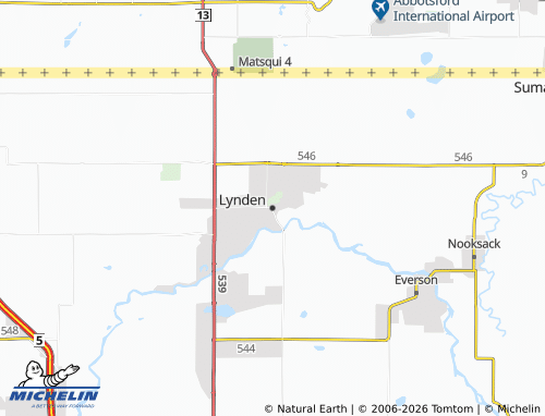 Mappa MICHELIN Lynden - ViaMichelin