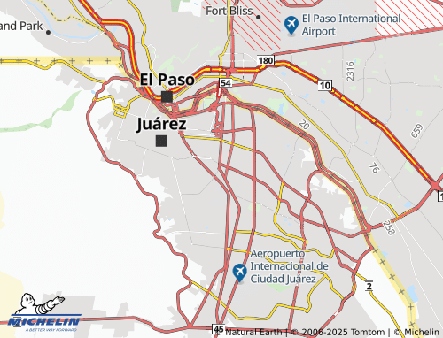 MICHELIN Fraccionamiento Jardines de San José map - ViaMichelin