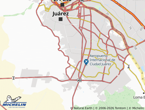 Mappa MICHELIN Colinas del Sur - ViaMichelin