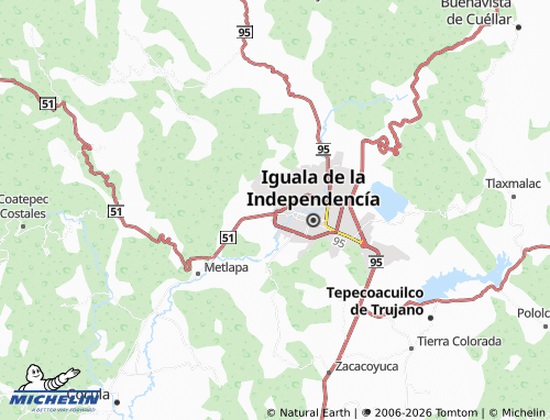 MICHELIN Diamantes map - ViaMichelin