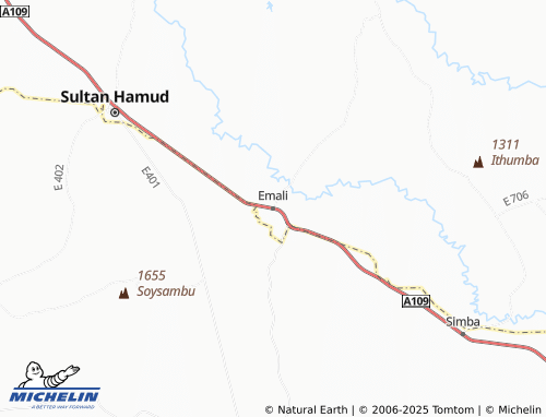 MICHELIN Emali map - ViaMichelin