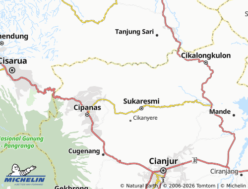 MICHELIN Ciwalen map - ViaMichelin