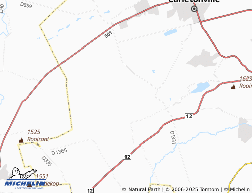 MICHELIN Deelkraal Gold Mine map - ViaMichelin