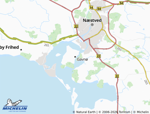 Mappa MICHELIN Gavnø - ViaMichelin