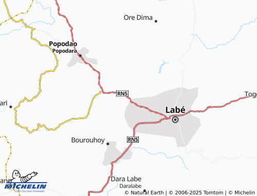 Mappa MICHELIN Labiko - ViaMichelin