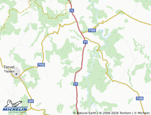MICHELIN-Landkarte Altsek - ViaMichelin