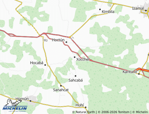 Mapa MICHELIN Xocchel - ViaMichelin