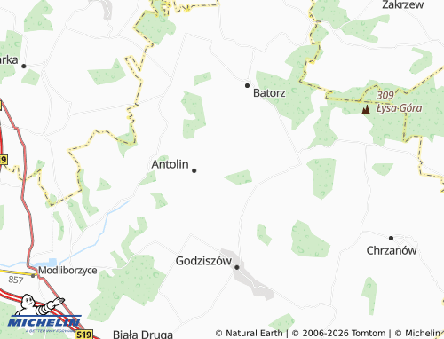 Carte MICHELIN Piłatka - ViaMichelin