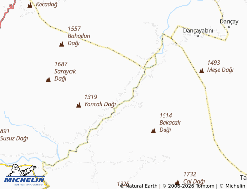 Mappa MICHELIN Karacaoğlan - ViaMichelin