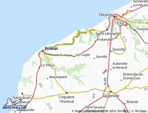 Mapa MICHELIN Les Loges - ViaMichelin