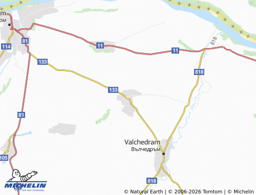 Mappa MICHELIN Mokresh - ViaMichelin