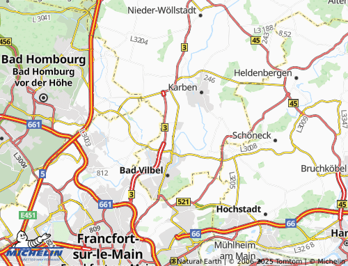 MICHELIN Dortelweil map - ViaMichelin