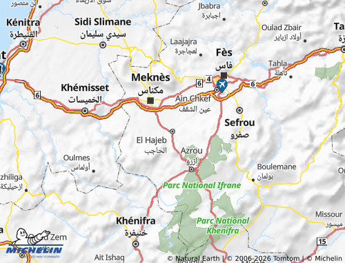 Kaart MICHELIN al-Hajib - ViaMichelin
