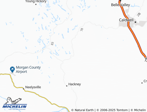 MICHELIN Reinersville map - ViaMichelin
