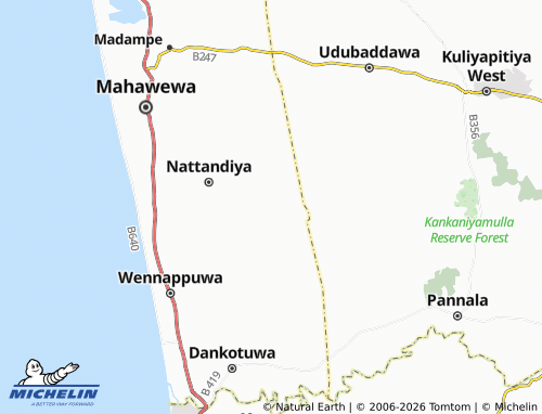 Mappa MICHELIN Naravila - ViaMichelin