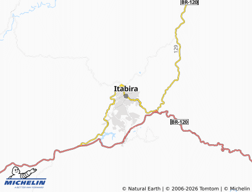 Carte MICHELIN Itabira - ViaMichelin