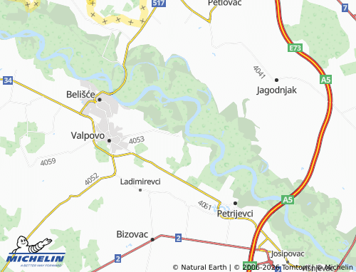 MICHELIN Nard map - ViaMichelin