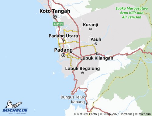 MICHELIN Gurun Laweh Nan XX map - ViaMichelin