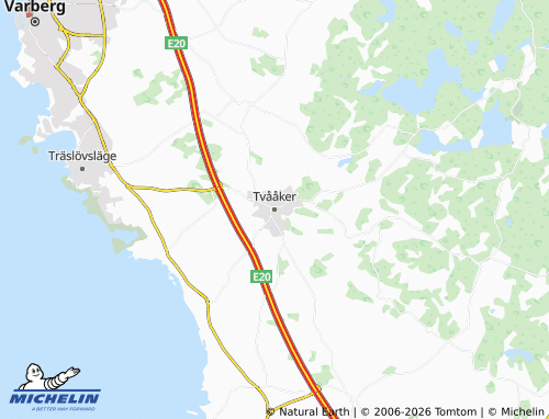 Carte MICHELIN Tvååker - ViaMichelin