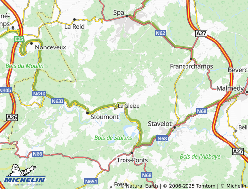 Carte MICHELIN Borgoumont - ViaMichelin