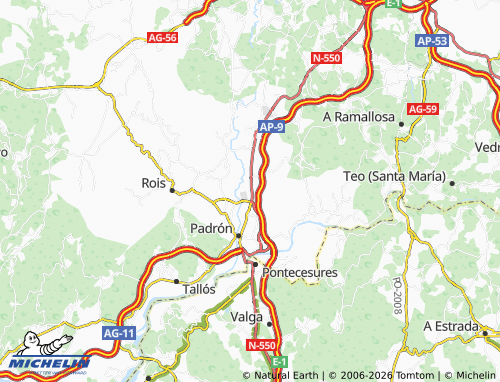 MICHELIN Quintáns map - ViaMichelin