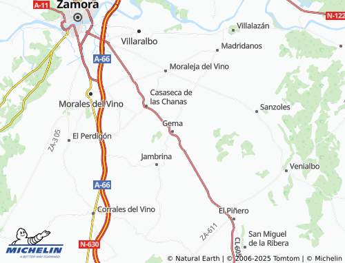 Mapa MICHELIN Gema - ViaMichelin