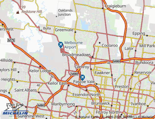 Mapa MICHELIN Gladstone Park - ViaMichelin
