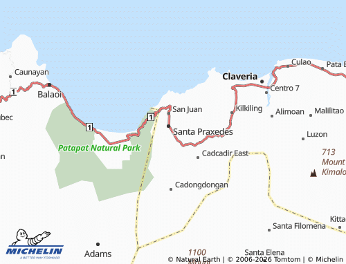 MICHELIN Centro 1 map - ViaMichelin