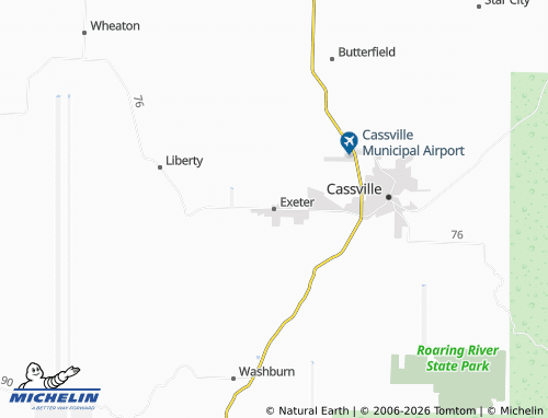 Carte MICHELIN Exeter - ViaMichelin