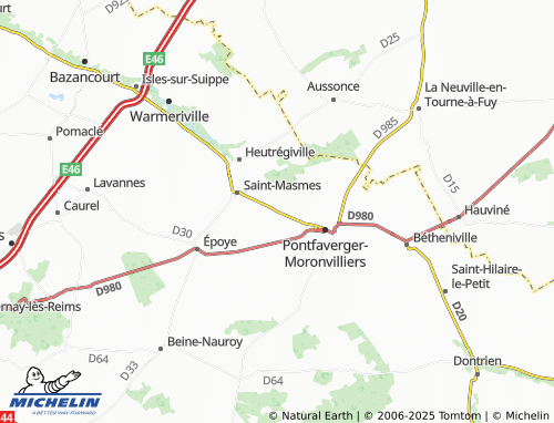 MICHELIN Selles map - ViaMichelin